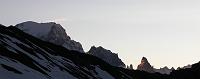 Photo 021 5h47: un mince filet au sommet du Mt Blanc